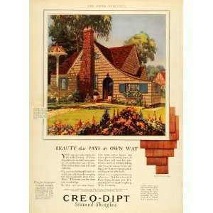  1926 Ad Creo Dipt Shingles Roof Home Improvement Tonawanda 