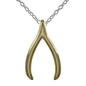  Wendys Gold Wishbone Necklace Jewelry