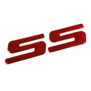Red SS Badge Emblem Decal for Chevy Caprice Impala Malibu Silverado 