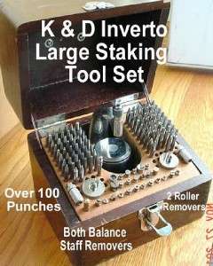WATCHMAKERS K & D Inverto Large Staking Tool Set  