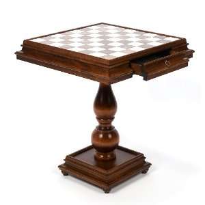  Monticello Chess/Checkers Table From Italy Toys & Games
