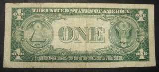 1935 D US SILVER CERTIFICATE 1 DOLLAR NOTE/PAPER MONEY  