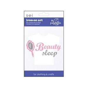  SEI 3.35 Inch by 5 Inch Beauty Sleep Iron on Transfer, 1 