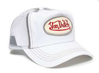 Authentic Brand New Von Dutch White Chis Cap Hat  