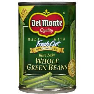 Del Monte Fresh Cut Whole Green Beans, 14.5 oz, 24 pk  
