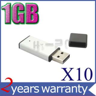 10pcs 1GB 1G USB Flash Memory Stick Jump Drive Fold Pen  