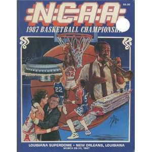  1987 NCAA Basketball Championship Magazine Sports 
