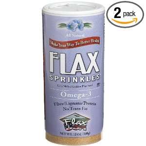 Flax USA Flax Sprinkles, 12 Ounce (Pack of 2)  Grocery 