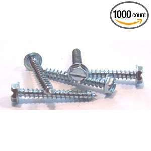 10 X 1 3/4 Self Tapping Screws Slotted / Hex Washer Head / Type AB 
