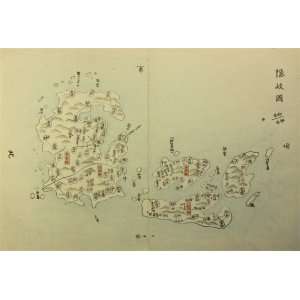  Yoshimoto Map of Oki no Kuni (1834)