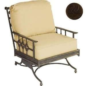   Casual Back Spring Club Chair Frame Only, Spice Patio, Lawn & Garden