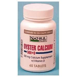  OYSTER CAL TAB 500 MG+D N R Size 60 Health & Personal 