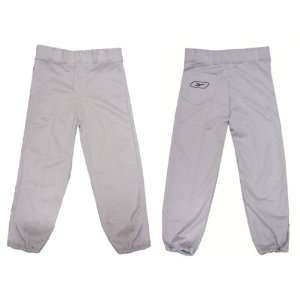    Reebok Boys/Youth Baseball Pants Gray Size Small