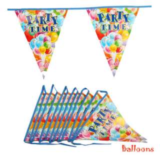  party kit Party supplies Flag Pennant Banner Party Paper Decor  