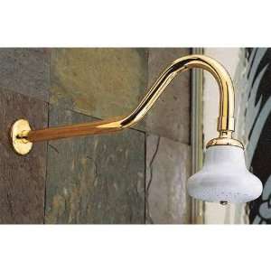  Sign of the Crab P0624S Supercoated Brass Porcelain Shower 