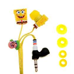   Spongebob Squarepants 3D Sculpted Earbud Headphones  