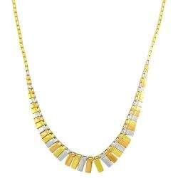 14k Tri color Gold Cleopatra Necklace  