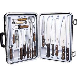 Victorinox Knife & Tool Set with Hard Case – 24 Piece 046928460526 