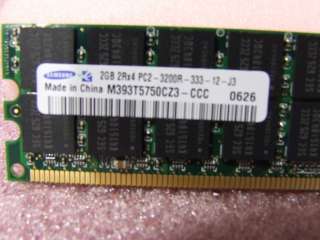 DX1563.D DELL 2GB (1x2GB) PC2 3200 ECC MODULE  