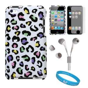 Dog Paw Design Protective Hard Shell Crystal Cover Case for Apple iPod 