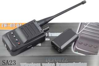   Micro Wireless Audio Transmitter bug+Audio Receiver Recorder  
