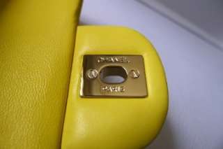 Sold Out Chanel X Small Mini Yellow Lambskin Leather Messenger Bag New 
