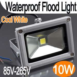 Waterproof 10W LED Flood Light Cool White Light Lamp AC 85 264V  