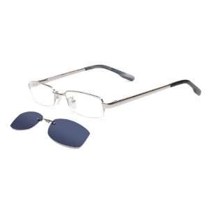  Buinsk prescription eyeglasses (Silver) Health & Personal 