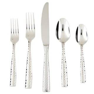 Fortessa Lucca 18/10 Stainless Steel 5 Piece Flatware Set, Service for 