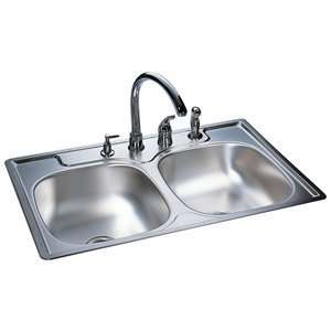  Kindred DS804N Reginox Dropin Double Basin Kitchen Sink 