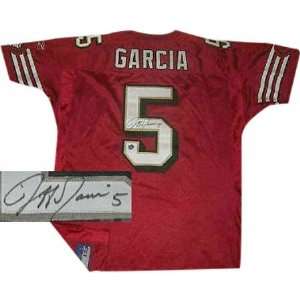 Jeff Garcia San Francisco 49ers Autographed Reebok Authentic Red 