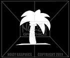 cute vinyl car sticker decal beach palm tree hawaiian returns