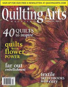   Magazine June July 2007 #27 ~ Textile Sketchbooks Made Easy & More