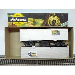  Santa Fe 40 Container Trailer X 2 HO Scale by Athearn 