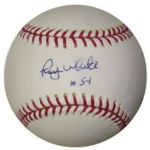 Roy White #54 SIGNED MLB Baseball 05 Yankees W.S. Champ   Autographed 