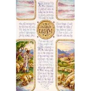  23rd Psalm, Cross Stitch from Janlynn Arts, Crafts 