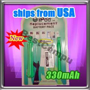 Battery for Apple iPod Nano + Tools 616 0223 616 0224  