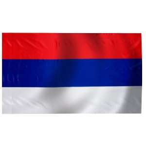  Serbia Flag (No Seal) 2X3 Foot Nylon PH Patio, Lawn 