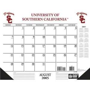  USC Trojans 2006 22x17 Academic Desk Calendar Sports 
