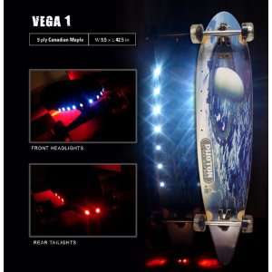  Photon Light Board LED Skateboard (Deck Only)   Vega 1 