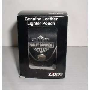  ZIPPO HARLEY DAVIDSON CYCLE LIGHTER POUCH WITH BELT SNAP 