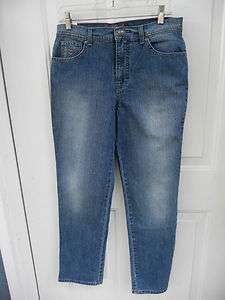 NWT GLORIA VANDERBILT $38 Amanda Bling Fit Stretch Blue Jeans W 