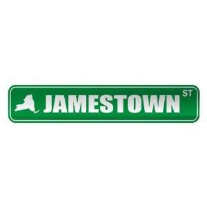   JAMESTOWN ST  STREET SIGN USA CITY NEW YORK