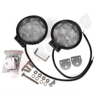 2x18W Round LED Bulb 4X4 4WD Off Road Light Offroad Lamp for SUV,UTV 