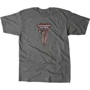  Fly Racing T Storm T Shirt   Small/Grey Automotive