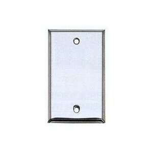   IEC Stainless Steel Blank One Gang Wall Plate