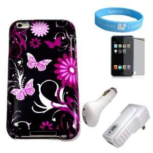   Charger for itouch 4G + USB Wall Charger for iPod Touch + Wristband