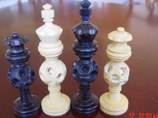 MAGIC BALL HANDCARVED COLLECTOR CHESS PIECES  