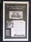   brunswick balke collender phonograph magazine ad music records w1275l