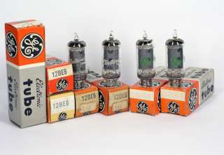 NOS (New Old Stock) GENERAL ELECTRIC 12BE6 vintage electron tubes 